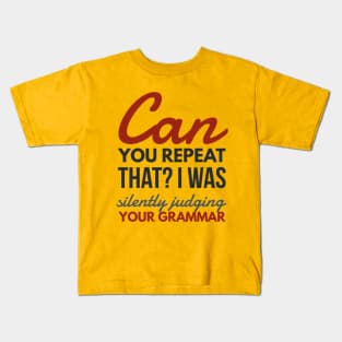 Silently Judging Your Grammar Kids T-Shirt